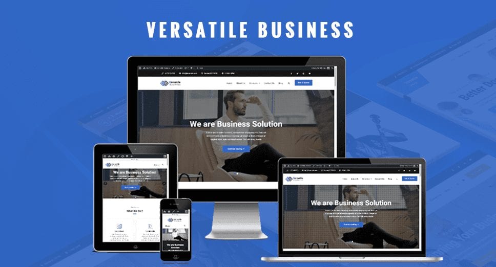 Versatile Business Multipurpose WordPress Theme is Now Live on WordPress.org